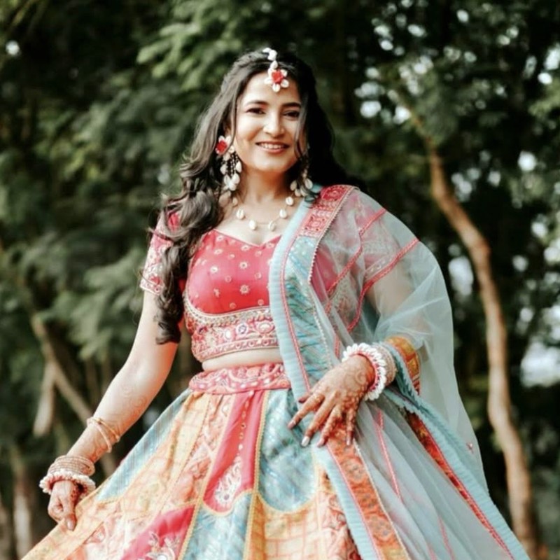 Juhi Agarwal on her wedding day