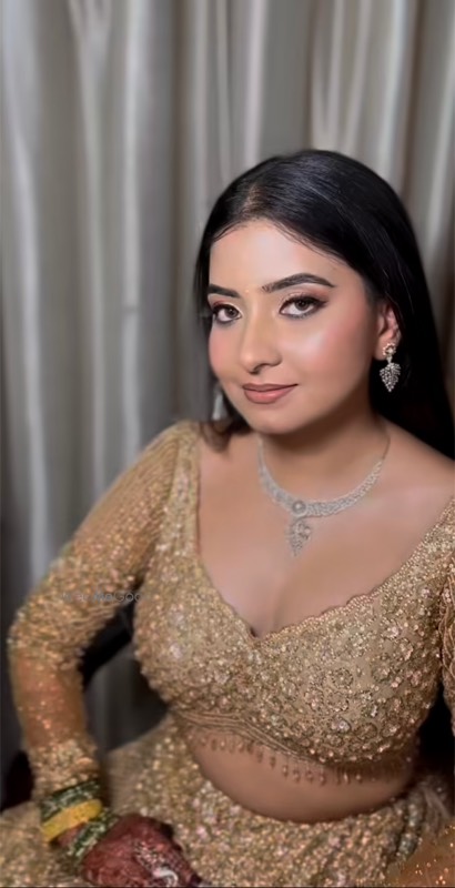 Nidhi Singh on her wedding day